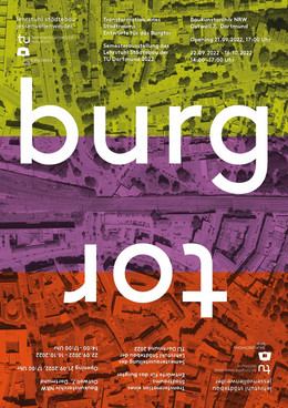Plakat zur Ausstellung Burgtor im Baukunstarchiv NRW