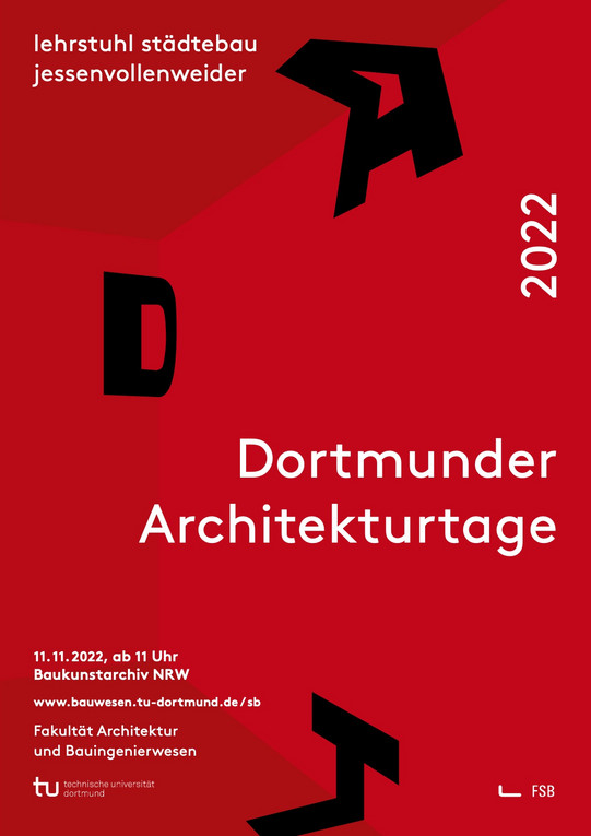 Plakat zu den Dortmunder Architekturtagen 2022