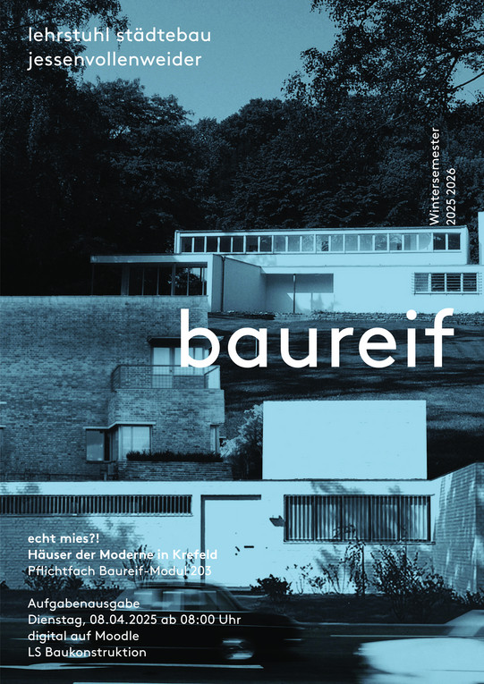Plakat zur Veranstaltung Baureif