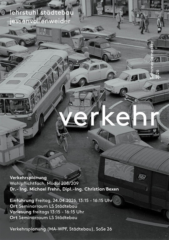 Semesterplakat zum WPF Verkehrsplanung